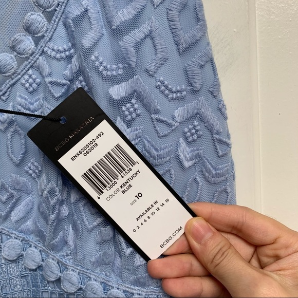 MWT BCBGMAXAZRIA Lace Crochet Maxi Dress Sz 4&10 - Picture 11 of 11